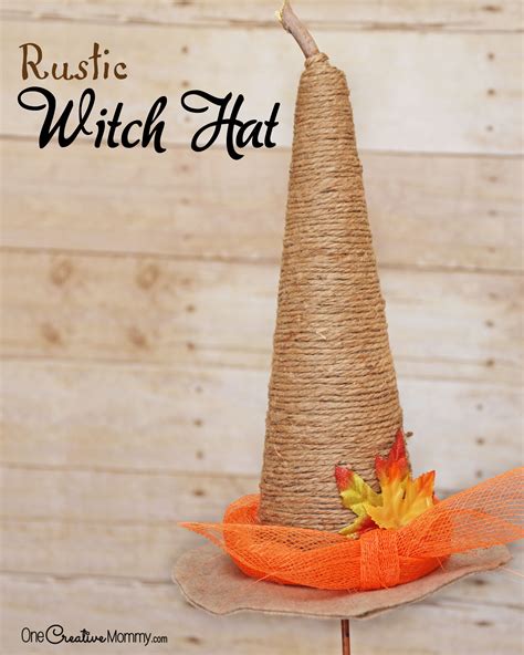 Rustic witch hats: a nod to the past with a modern twist